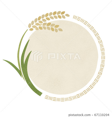 Inaho frame/round/with background Inaho frame/round/with background 67110204