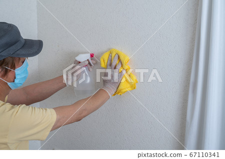 Wallpaper cloth cleaning 67110341