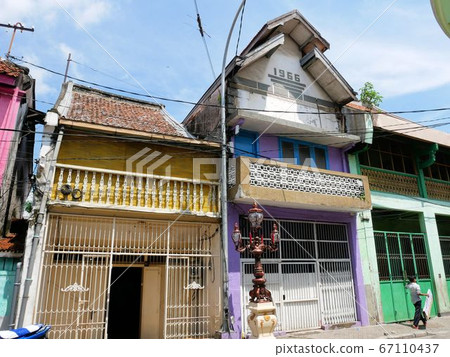 Surabaya, Indonesia, an interesting building in the old town that makes you feel history 67110437