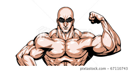Swimming, swimming, olympic, sports, representative from japan, cartoon, muscle, bodybuilding, macho, pose, Swimming, swimming, olympic, sports, representative from japan, cartoon, muscle, bodybuilding, macho, pose, 67110743