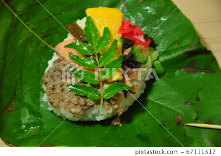 Magnolia leaf sushi Magnolia leaf sushi 67111317