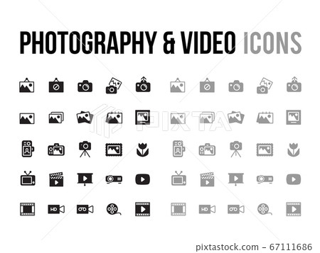 The photography & Video vector icon for app, mobile website responsive The photography & Video vector icon for app, mobile website responsive 67111686