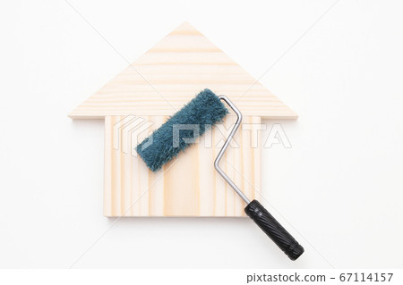 粉刷房屋外牆的圖片 粉刷房屋外牆的圖片 67114157