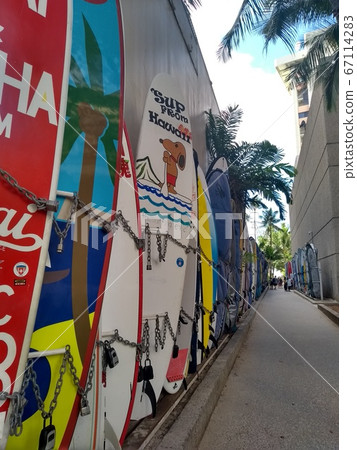 Hawaii surfboard 67114283