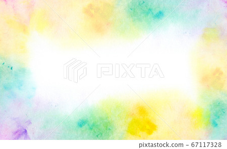 Background material watercolor texture rainbow gradation 67117328