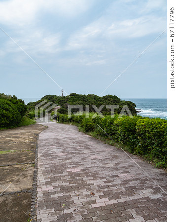 Nagasakihanahana Lighthouse, Ibusuki City, Kagoshima Prefecture 67117796