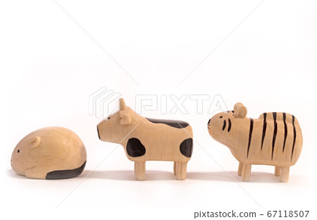 Stock Photo: child, ox, tora 67118507