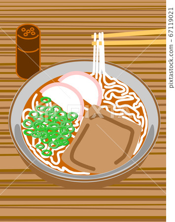 日本麵條烏冬面的插圖 67119021