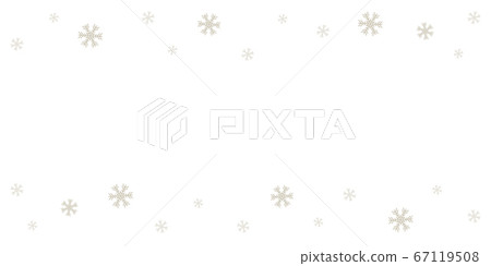 simple christmas banner with snowflake 67119508