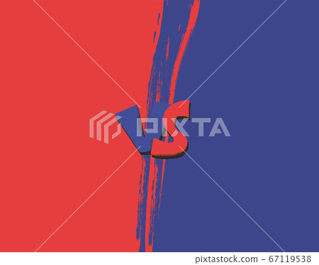 Vs template. Versus blank. Vector color design. Vs template. Versus blank. Vector color design. 67119538