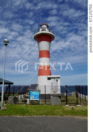 Cape Konpira Lighthouse, Hatsuyamabetsu Village Cape Konpira Lighthouse, Hatsuyamabetsu Village 67120708