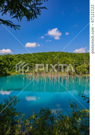 Biei Blue Pond July Biei Blue Pond July 67122122