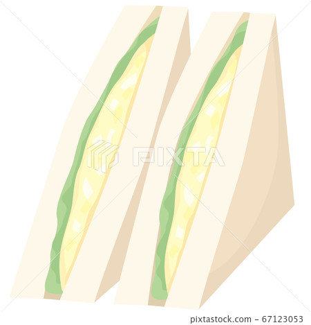 Plenty of egg sandwich 67123053