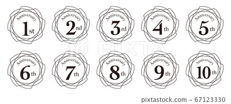 Anniversary 1 to 10th anniversary 67123330