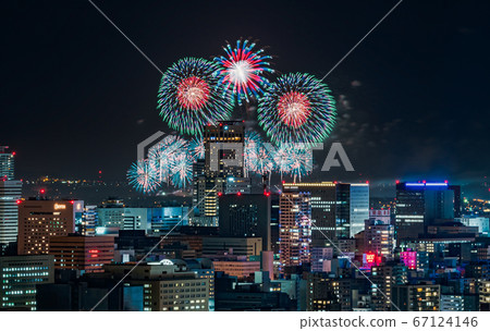 Fireworks in the heart of Sapporo / Sapporo, Hokkaido 67124146