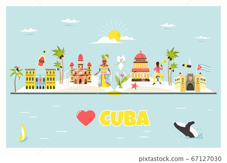 Tourist poster with famous destinations and Tourist poster with famous destinations and 67127030