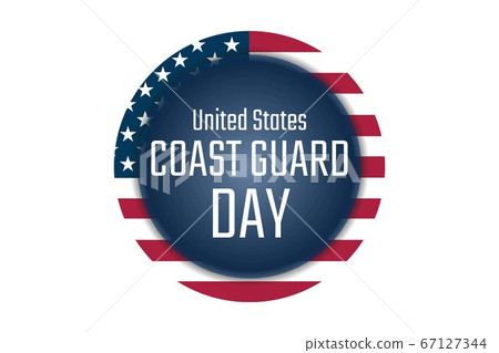 Coast Guard Day. August 4. Holiday concept. Template for background, banner, card, poster with text Coast Guard Day. August 4. Holiday concept. Template for background, banner, card, poster with text 67127344