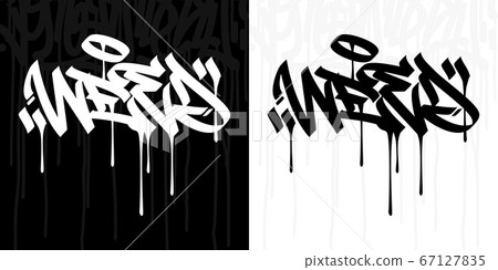 Abstract Hip Hop Hand Written Graffiti Style Word Weed Vector Illustration Art Abstract Hip Hop Hand Written Graffiti Style Word Weed Vector Illustration Art 67127835