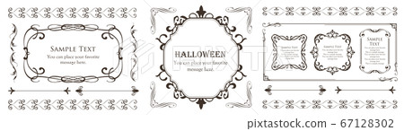 Rowin frame material, October, antique decoration, vintage pattern, plant ivy Rowin frame material, October, antique decoration, vintage pattern, plant ivy 67128302