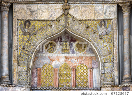 St Mark`s Basilica or San Marco closeup, Venice, St Mark`s Basilica or San Marco closeup, Venice, 67128657