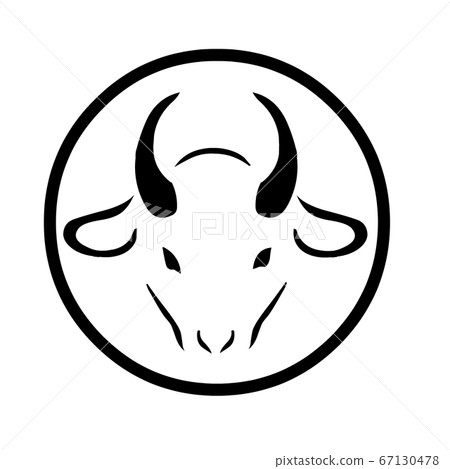 Ox New Year parts stamp transparent image 67130478