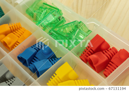 cap for protecting web wire rj 45 multi-colored 67131194