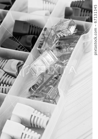 set of nozzles and wire connector rj 45 tinted set 67131345