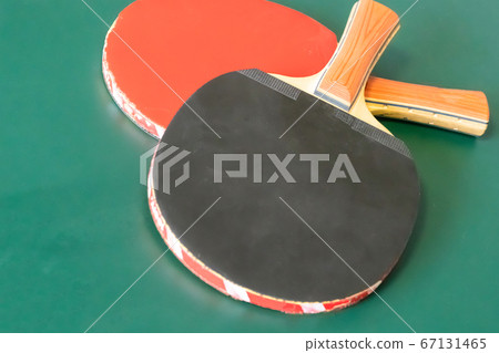 background sports pair of rackets red and black 67131465