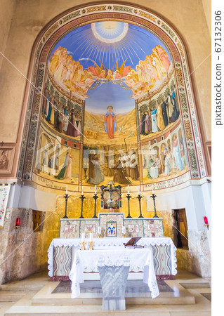 The Church of the Visitation, Jerusalem, Israel. The Church of the Visitation, Jerusalem, Israel. 67132306