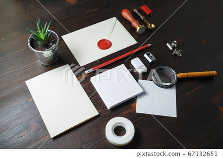 Blank corporate stationery 67132651