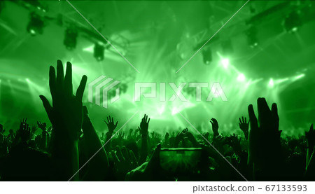 Happy People Dance in Nightclub Party Concert 67133593