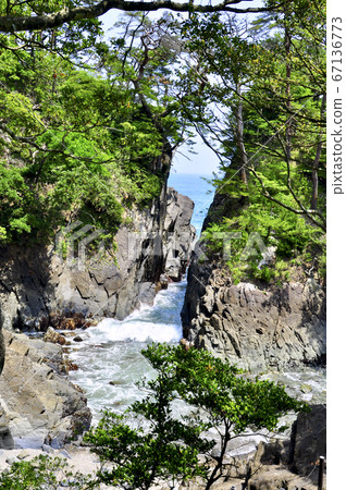Sanriku Reconstruction National Park Michinoku Shiokaze Trail Kamiwarizaki 67136773