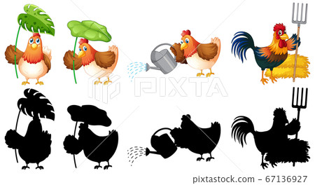 Set of farmer chicken Set of farmer chicken 67136927