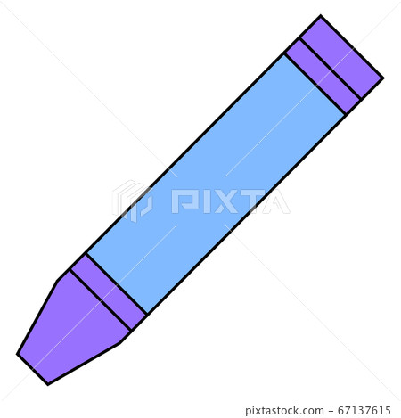 Crayon oil pastel vector - Stock Illustration [67137615] - PIXTA