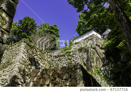 Bitchu Matsuyama Castle Rock and Ishigaki Takahashi City, Okayama Prefecture Bitchu Matsuyama Castle Rock and Ishigaki Takahashi City, Okayama Prefecture 67137726