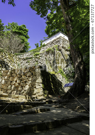 Bitchu Matsuyama Castle Rock and Ishigaki Takahashi City, Okayama Prefecture Bitchu Matsuyama Castle Rock and Ishigaki Takahashi City, Okayama Prefecture 67137727
