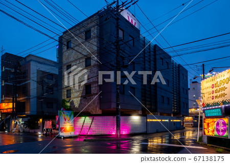 Suburban love hotel district Suburban love hotel district 67138175