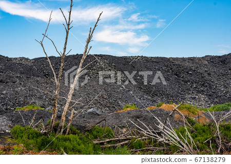 Dumps of waste rock in coal mining Dumps of waste rock in coal mining 67138279