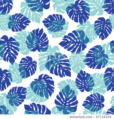 Seamless tropical pattern with tropical plants Seamless tropical pattern with tropical plants 67139144