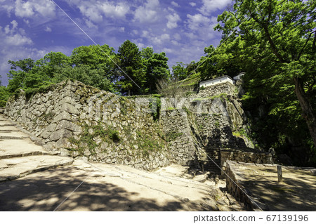 Bitchu Matsuyama Castle Otemon and Ishigaki Takahashi City, Okayama Prefecture 67139196