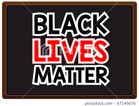 Black lives matter font banner 67140076