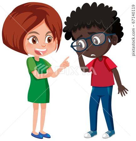White girl racist to the boy 67140119