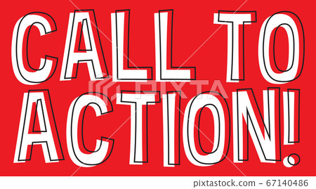 Call to action sign font Call to action sign font 67140486