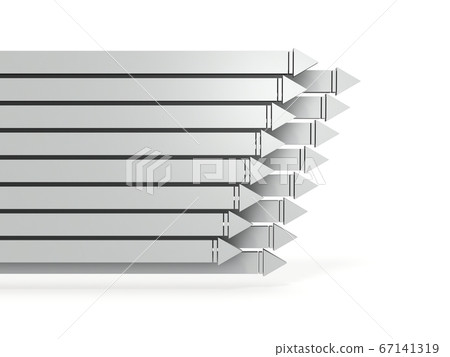 An abstract representing an ongoing project. 3D rendering. 67141319