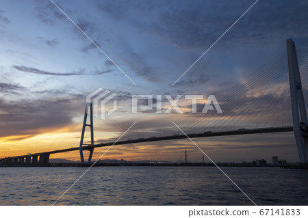 Meiko Triton illuminated by the setting sun 67141833