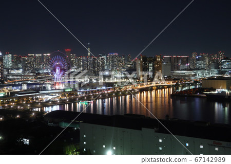 從電信中心看東京市中心的夜景 從電信中心看東京市中心的夜景 67142989