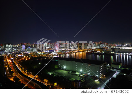 從電信中心看東京市中心的夜景 67143002