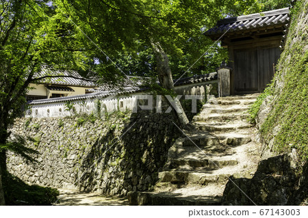 岡山縣高橋市本丸東門民初松山城 67143003