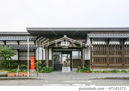 Scenery of Senzaki Station, Nagato City, Yamaguchi Prefecture 67145272