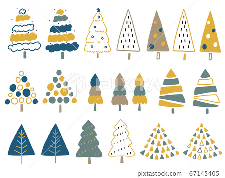 Cute scandinavian tree 67145405
